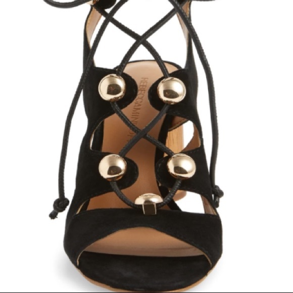 NIB Rebecca Minkoff Adiv Ghillie Cage Sandals - Picture 3 of 13